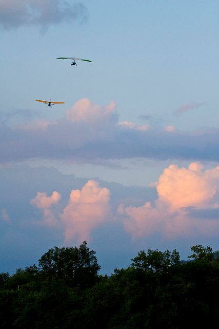 Two Hang Gliders