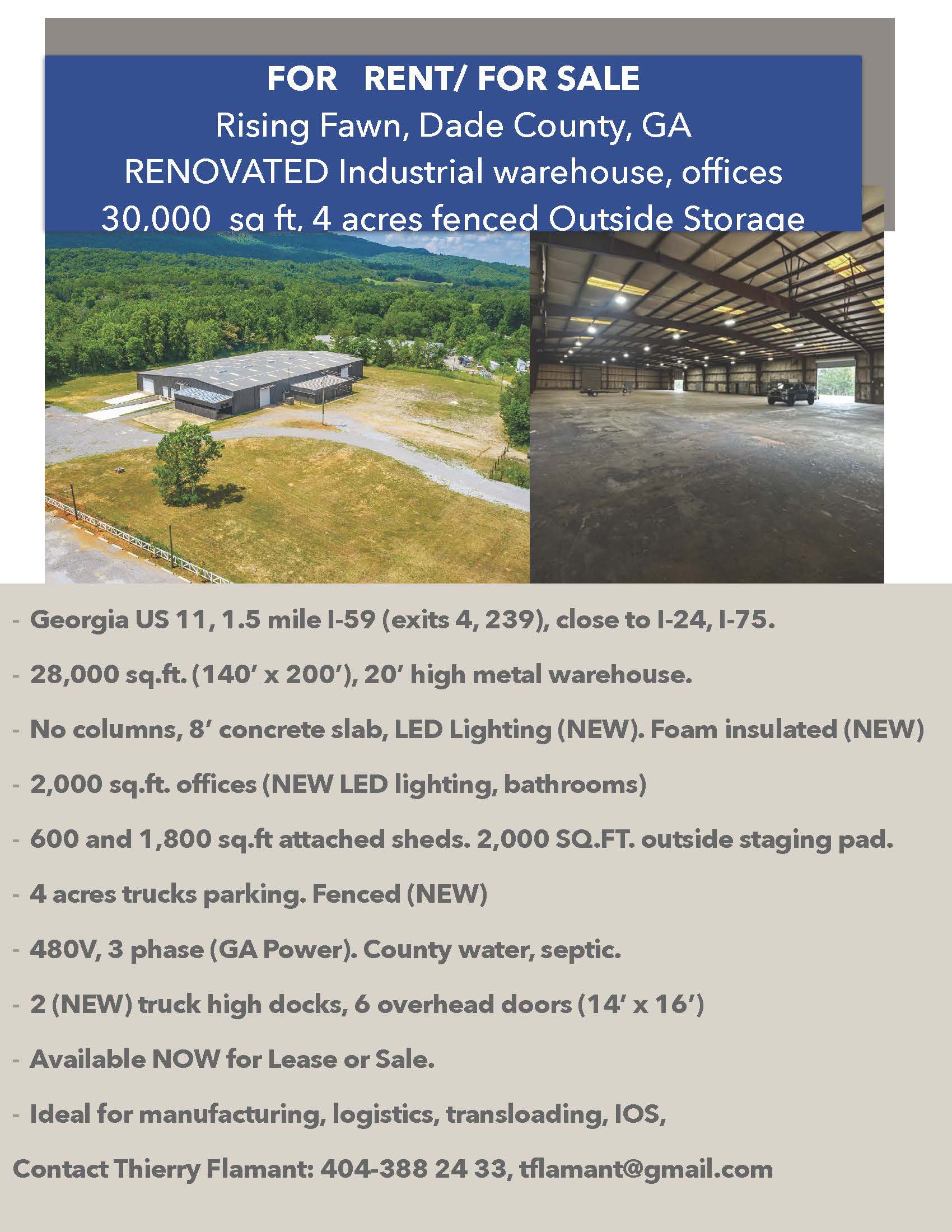 251 US Hwy 11, Rising Fawn, Flyer